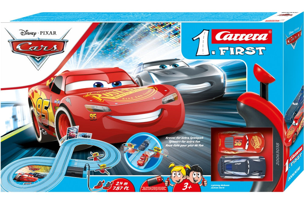 Carrera First Disney/Pixar Cars - Power Duell Set 2.4m - Battery Power