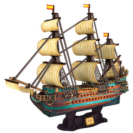 The Spanish Armada - San Felipe 248 Pcs 3d Puzzle