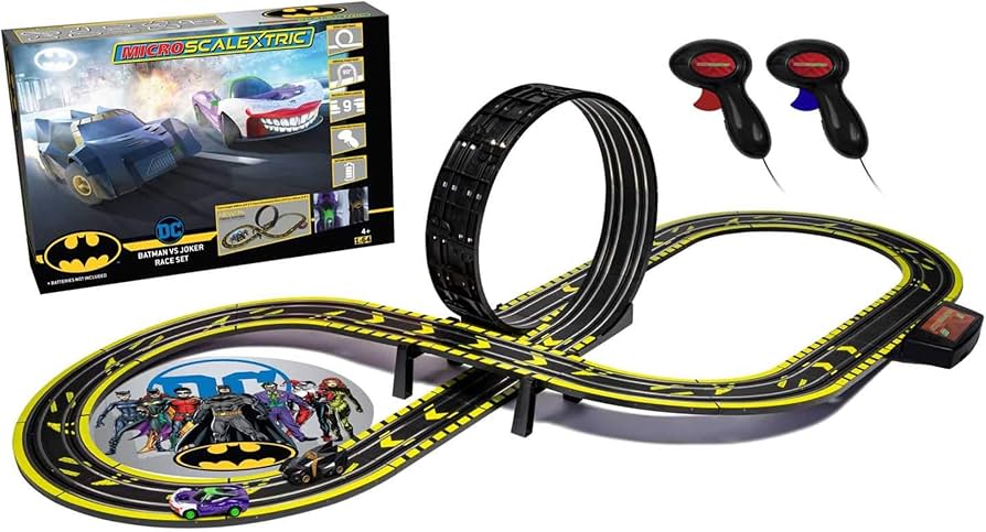 Scalextric batman vs Joker Set for kids age 4=