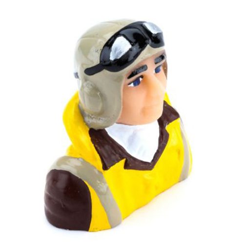 1/8 Scale WWII Pilot With Vest Helmet – Hanger 9