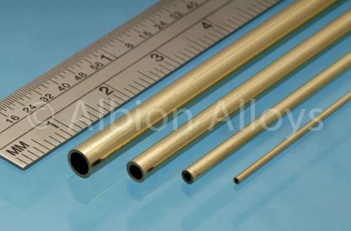 Brass tube alb 2x0.45mm (1)