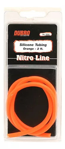 Du Bro Silicone Fuel Tubing Medium 2" Orange