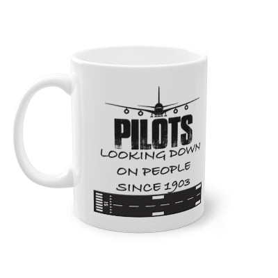 Coffee Mug  - Pilots looking down on people