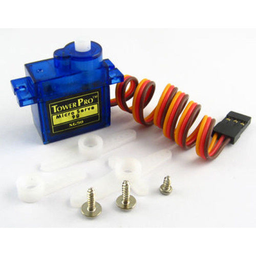 SG90 Universal 9g Servo Motors w/ Accessories for R/C Robot / Helicopter - Blue Yellow