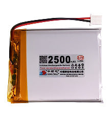 1 Cell 3.7V 2500mah Lipo Battery