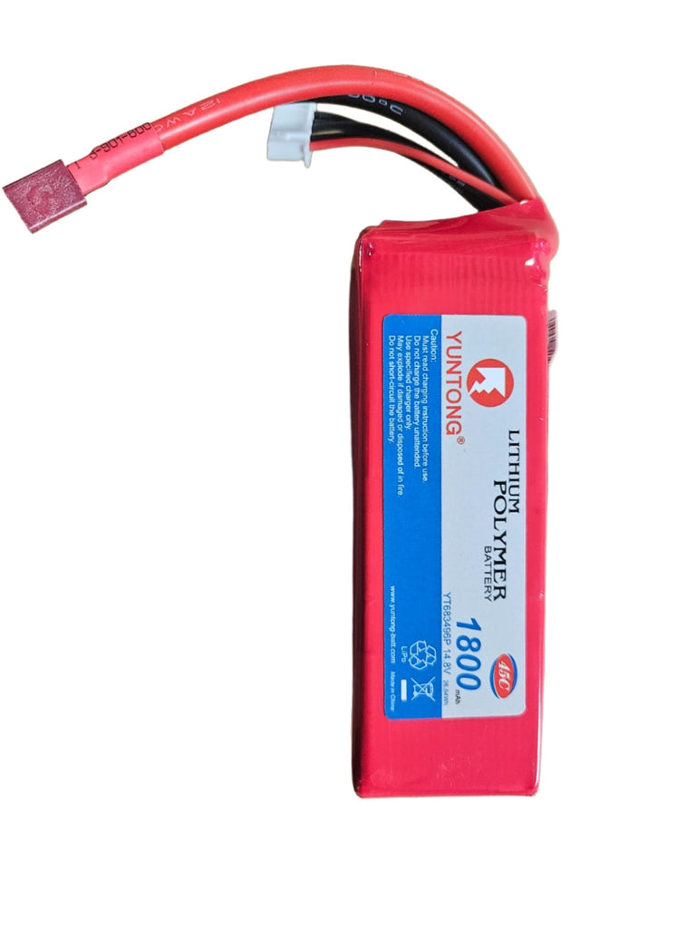 4 Cell 14.8V Yuntong 1800mah 45c Lipo battery