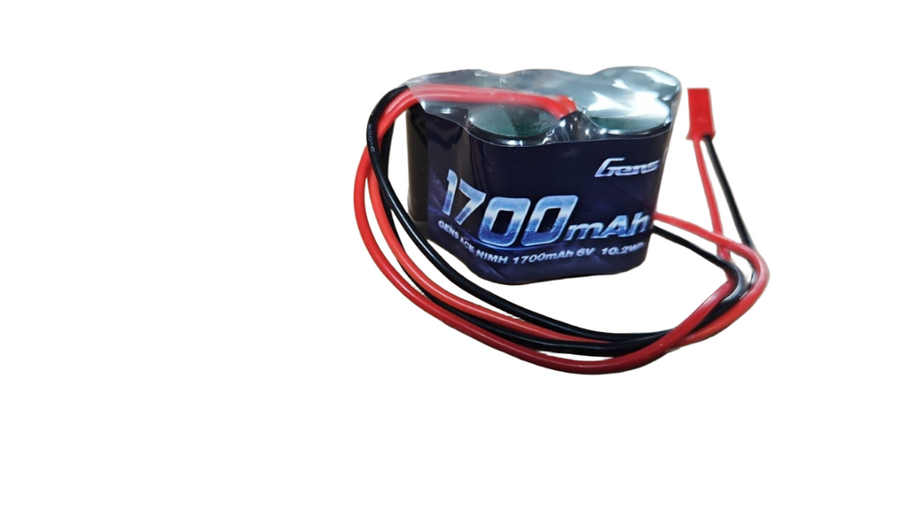 5 Cell 6V 1700mah Gens Ace NiMh Pack