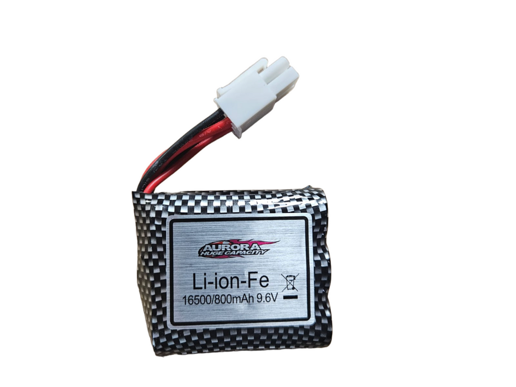 9.6V 3 Li-ion-Fe 800mah Pack