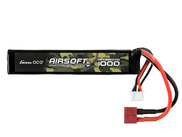 Gens Ace 11.1V 3S 1000mah Airsoft Lipo