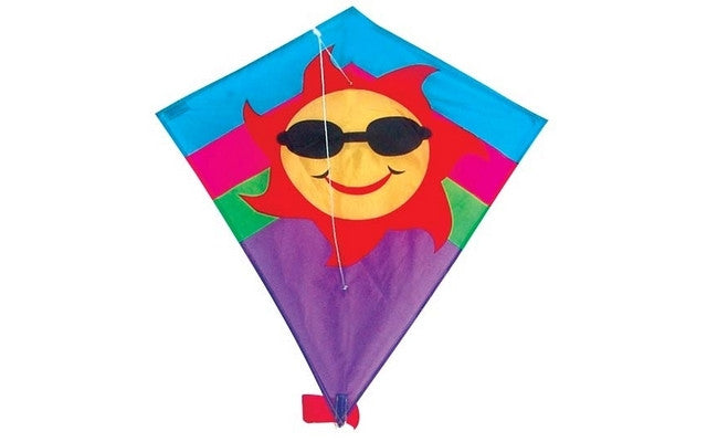 Diamond Kite Single Line Sun 60x70cm