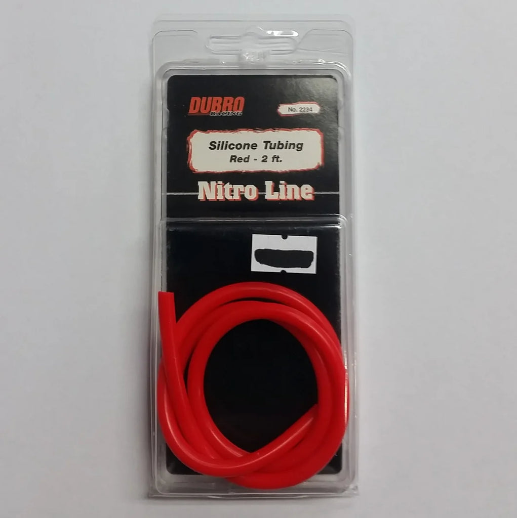 Du Bro Silicone Fuel Tubing Medium 2" Red