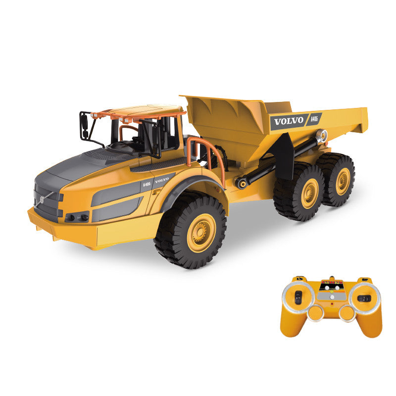 1/26 R/C Volvo Dump truck with battery & usb charger