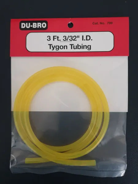 Du Bro Tygon Gas Fuel Tubing 3/32  3Ft